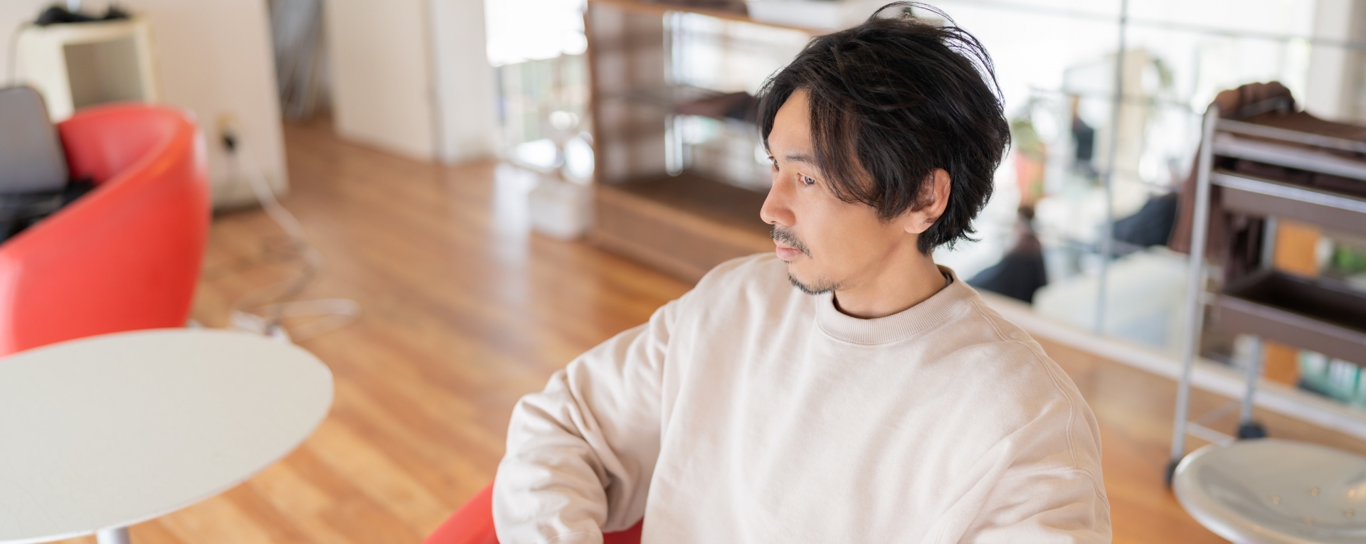 落ち着いたイケメン