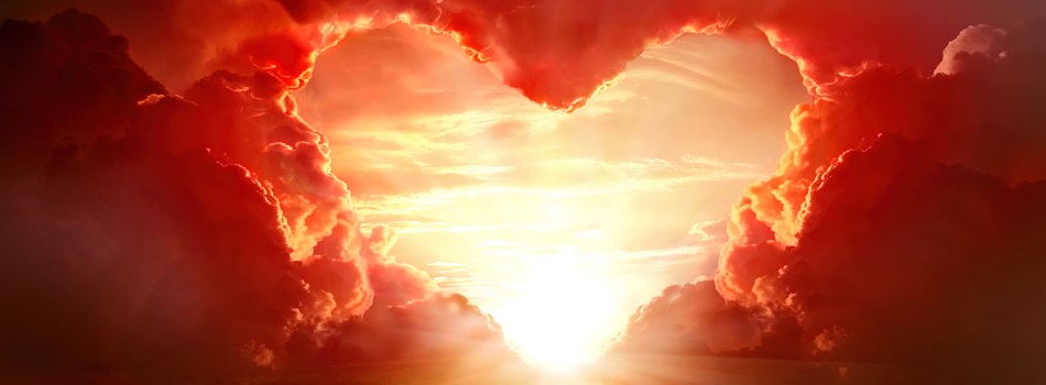 ハートの形をした岩