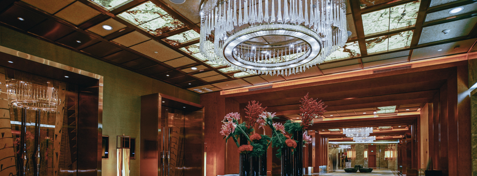 豪華なホテルのロビー